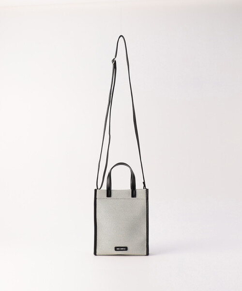 MONO　COMME CA（モノコムサ）の「キャンバスミニショルダー（ショルダーバッグ・レディース・ブラック/グレー・FREE）」の18枚目の写真