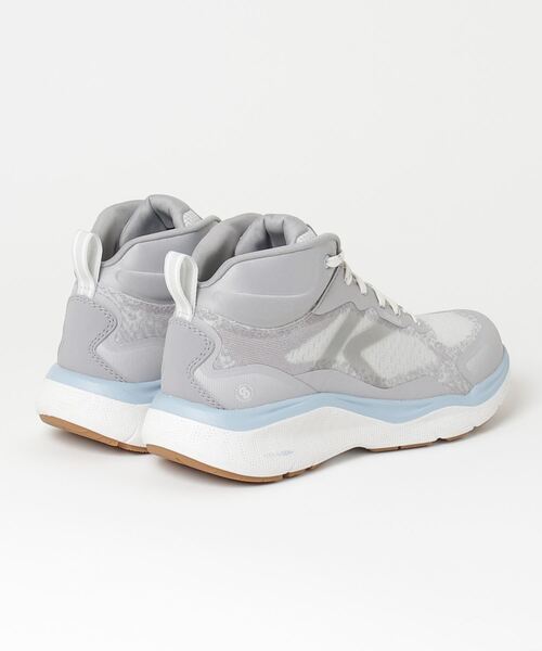 KEEN(キーン)の「LEIKI MID WP / レイキ ミッド ウォータープルーフ / レディース トレッキングシューズ 防水(ブーツ・レディース・グレー・24cm/24.5cm/25cm/25.5cm/23cm/23.5cm/22.5cm/26cm)」の2枚目の写真