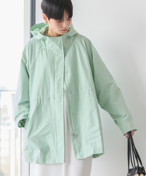 AMERICAN HOLIC（アメリカンホリック）の「花粉防止撥水加工マウンテンパーカー（マウンテンパーカー・レディース・ネイビー/ミント/アイボリー/ライトベージュ・M/L）」の17枚目の写真