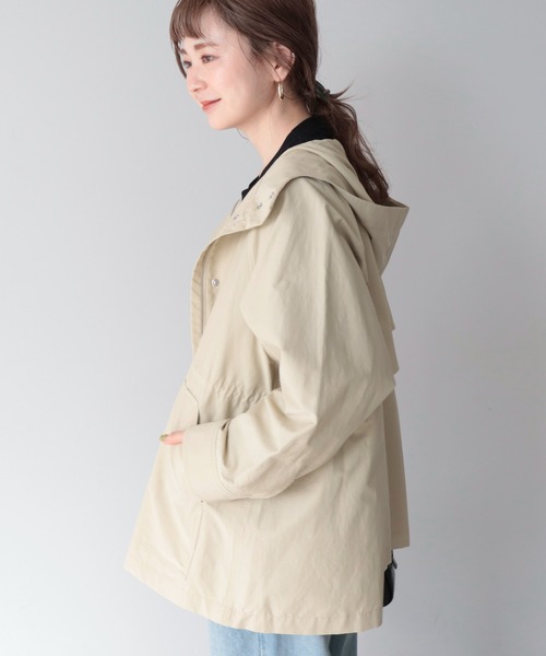 AMERICAN HOLIC（アメリカンホリック）の「花粉防止撥水加工マウンテンパーカー（マウンテンパーカー・レディース・ネイビー/ミント/アイボリー/ライトベージュ・M/L）」の13枚目の写真