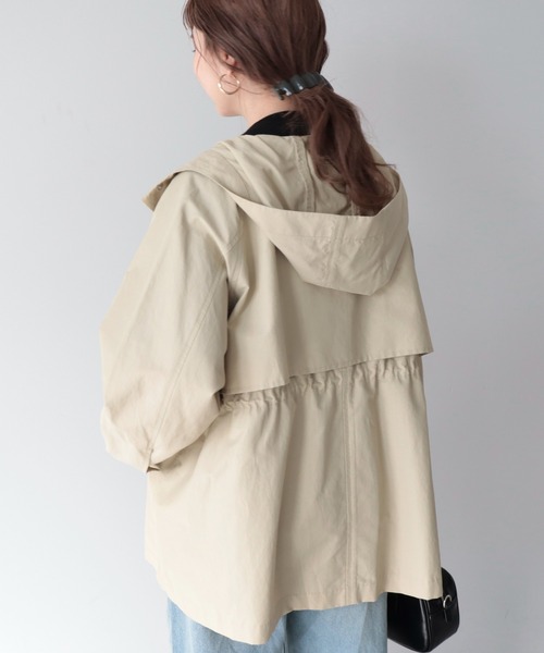 AMERICAN HOLIC（アメリカンホリック）の「花粉防止撥水加工マウンテンパーカー（マウンテンパーカー・レディース・ネイビー/ミント/アイボリー/ライトベージュ・M/L）」の14枚目の写真