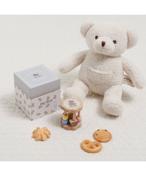 apres les cours(アプレレクール)の「tiny bear 木製ラトル(その他ベビー用品・キッズ・ベージュ・FREE)」の3枚目の写真