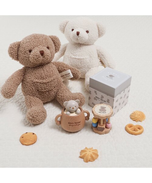 apres les cours(アプレレクール)の「tiny bear 木製ラトル(その他ベビー用品・キッズ・ベージュ・FREE)」の5枚目の写真
