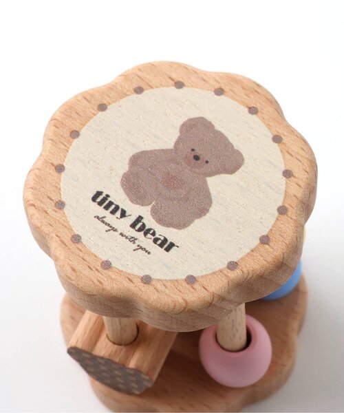 apres les cours(アプレレクール)の「tiny bear 木製ラトル(その他ベビー用品・キッズ・ベージュ・FREE)」の8枚目の写真