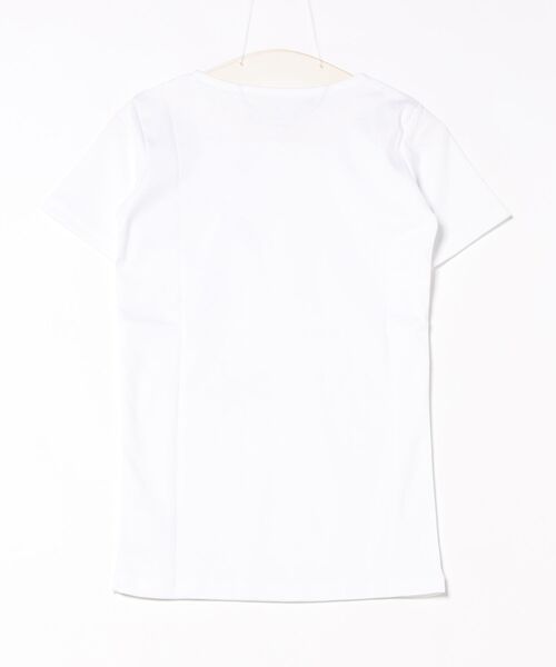 Kahiko(カヒコ)の「【Kahiko】エコルティアレフラTシャツ(Tシャツ/カットソー・レディース・ブラック/ホワイト・L/M)」の3枚目の写真