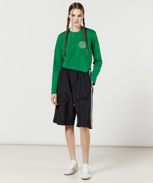 ESSENTIAL（エッセンシャル）の「タフタサイドラインハーフパンツ（その他パンツ・レディース・ネイビー/ブラック・38/36）」の16枚目の写真