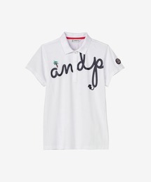 and per se（アンパスィ）の「スイングドライ3Dワッフル半袖ポロシャツ（レディース）（ポロシャツ）」