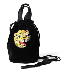HOUSTON VELVETEEN EFFECT BAG TIGER
