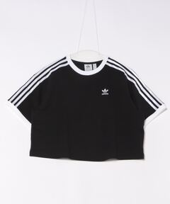 (アディダス) ADIDAS 3S BABY TEE IU2532 adidas Originals t-shirt 3-Stripes Baby Tee women's black