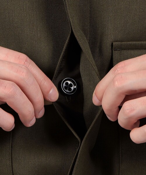 TOMORROWLAND (トゥモローランド)の「パタゴニアウールソラーロ フライトジャケット DORMEUIL(ブルゾン・メンズ・カーキ/レッド系その他2・L/M/S)」の13枚目の写真