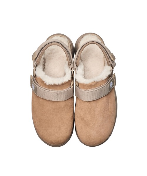 SHAKA（シャカ）の「SHAKA 厚底 クロッグ サンダル SNUG CLOG MOUTON CHUNKY（サンダル・レディース・ブラック/タン・23/24/25/22）」の12枚目の写真