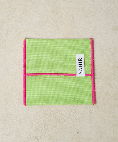 BIRTHDAY BAR(バースデイバー)の「【SAHIR サヒール】Canvas tissuecase(ポーチ・レディース・グリーン/ネイビー・0)」の4枚目の写真
