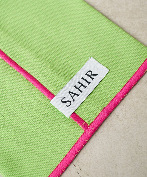 BIRTHDAY BAR(バースデイバー)の「【SAHIR サヒール】Canvas tissuecase(ポーチ・レディース・グリーン/ネイビー・0)」の6枚目の写真