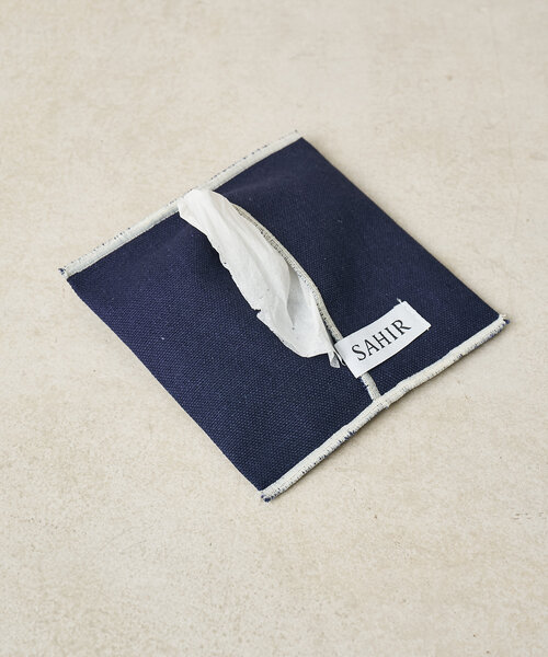 BIRTHDAY BAR(バースデイバー)の「【SAHIR サヒール】Canvas tissuecase(ポーチ・レディース・グリーン/ネイビー・0)」の10枚目の写真