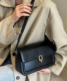 florist | 2WAY レザータッチフラップショルダーバッグ(ハンドバッグ)