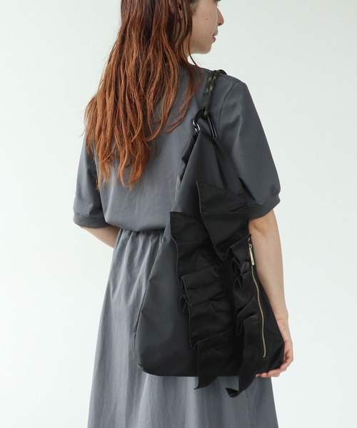 RISLEY×OUTDOOR PRODUCT】ティアードフリルトートバッグ（トート
