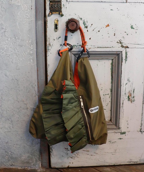 RISLEY×OUTDOOR PRODUCT】ティアードフリルトートバッグ（トート