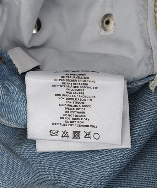 rokh（ロク）の「Rokh / ロク：DENIM PANTS WITH LACE：R1CA99[ANN]（デニムパンツ・レディース・アッシュグレー/ライトブルー・34/36）」の7枚目の写真