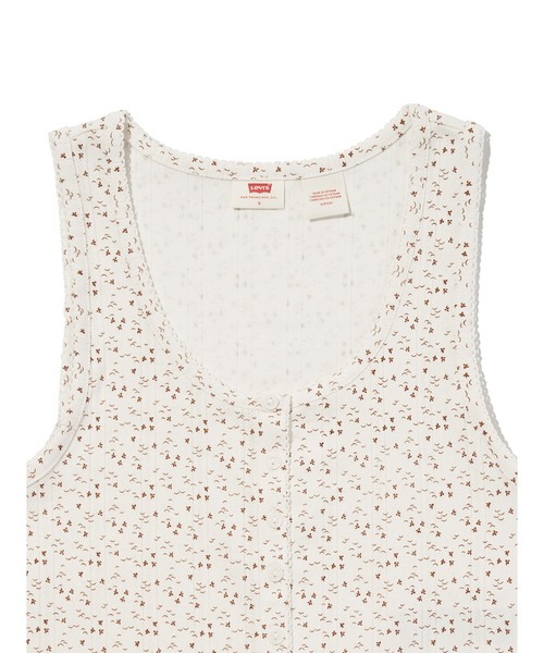 Levi's(リーバイス)の「Levi's/リーバイス DRY GOODS ヘンリーネックタンクトップ(タンクトップ・レディース・ホワイト・XS/M/S)」の9枚目の写真