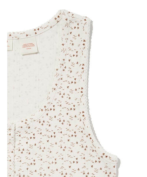 Levi's(リーバイス)の「Levi's/リーバイス DRY GOODS ヘンリーネックタンクトップ(タンクトップ・レディース・ホワイト・XS/M/S)」の10枚目の写真
