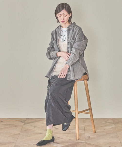 LAKOLE(ラコレ)の「フリンジベスト / 291819(ベスト・レディース・ブラック/アイボリー/グレー・FREE)」の5枚目の写真