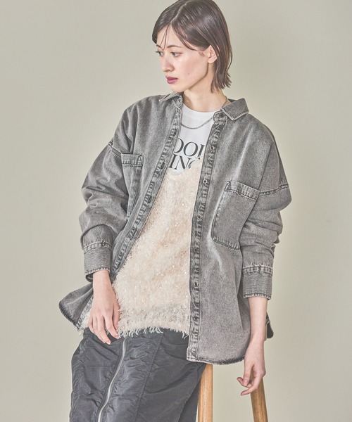 LAKOLE(ラコレ)の「フリンジベスト / 291819(ベスト・レディース・ブラック/アイボリー/グレー・FREE)」の8枚目の写真