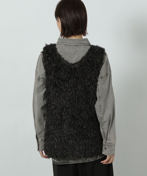 LAKOLE(ラコレ)の「フリンジベスト / 291819(ベスト・レディース・ブラック/アイボリー/グレー・FREE)」の20枚目の写真