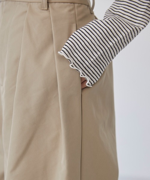 ツイル タックカーブパンツ（チノパンツ）｜ANGIE（アンジー）の
