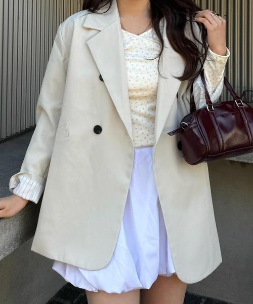 efill（エフィル）の「リボン付き 小花柄 ソフト 長袖 Tシャツ（Tシャツ/カットソー・レディース・アイボリー・FREE）」の12枚目の写真