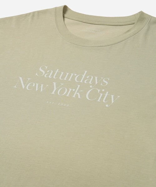 Saturdays NYC（サタデーズ ニューヨークシティ ）の「Miller Standard SS Tee（Tシャツ/カットソー・メンズ・ミント/ホワイト/ブラック・L/M/S/XL/X-SMALL）」の10枚目の写真