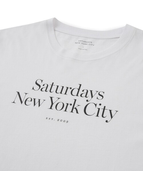 Saturdays NYC（サタデーズ ニューヨークシティ ）の「Miller Standard SS Tee（Tシャツ/カットソー・メンズ・ミント/ホワイト/ブラック・L/M/S/XL/X-SMALL）」の12枚目の写真