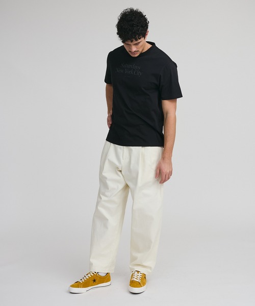 Saturdays NYC（サタデーズ ニューヨークシティ ）の「Miller Standard SS Tee（Tシャツ/カットソー・メンズ・ミント/ホワイト/ブラック・L/M/S/XL/X-SMALL）」の20枚目の写真