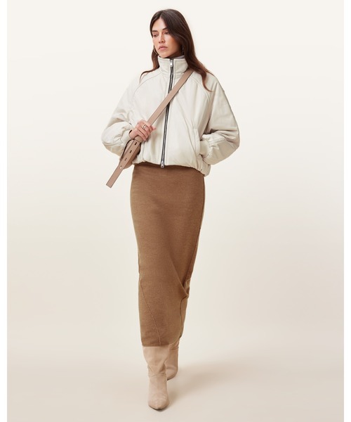 ALLSAINTS(オールセインツ)の「ANTONIA KNITTED BODYCON SKIRT | ANTONIA ニット ボディコン スカート(スカート・レディース・ブラウン系その他・L/M/S/XS)」の4枚目の写真