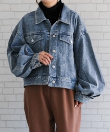 ショート丈デニムジャケット