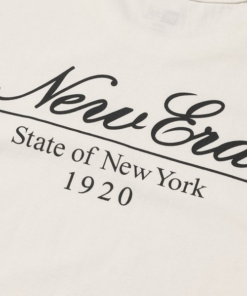 NEW ERA(ニューエラ)の「NEW ERA/ニューエラ 半袖Tシャツ バックプリント 14410028/14410029/14410030(Tシャツ/カットソー・メンズ・ブラック/オフホワイト/ネイビー・M/L/XL/XXL)」の8枚目の写真