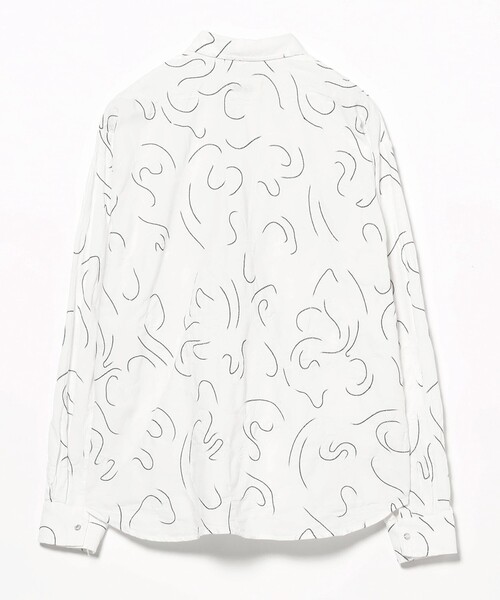 B:MING by BEAMS（ビーミングバイビームス）の「ambiance / Embroidery Shirt（S～M）（シャツ/ブラウス・レディース・ライトブルー/オフホワイト・SMALL/MEDIUM）」の5枚目の写真