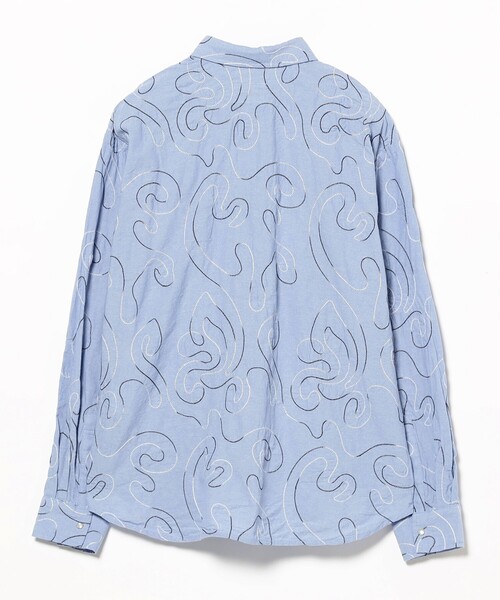B:MING by BEAMS（ビーミングバイビームス）の「ambiance / Embroidery Shirt（S～M）（シャツ/ブラウス・レディース・ライトブルー/オフホワイト・SMALL/MEDIUM）」の10枚目の写真