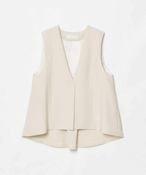 allureville アルアバイル ダブルクロスドレープジレ 25SS 新品 ダブルクロスドレープジレ|allureville OFFICIAL SITE / ONLINE