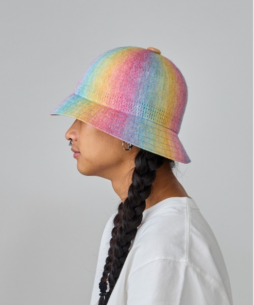 KANGOL（カンゴール）の「KANGOL RAINBOW VENTAIR CASUAL / カンゴール（ハット・レディース・レインボー・X-LARGE/LARGE/MEDIUM/SMALL）」の5枚目の写真