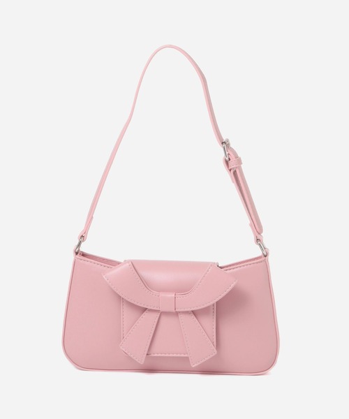 FOREVER 21(フォーエバー トゥエンティーワン)の「リボンフラップショルダーバッグ(ハンドバッグ・レディース・ピンク・FREE)」の1枚目の写真