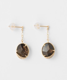 セール】K10 ダブル フープ ピアス（ピアス（両耳用））｜Jewel closet