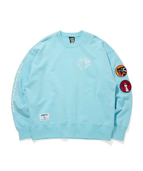 BILLIONAIRE BOYS CLUB(ビリオネア・ボーイズ・クラブ)の「SWEATSHIRT(スウェット・メンズ・アッシュグレー/ブラック/サックスブルー・LARGE/X-LARGE/MEDIUM)」の3枚目の写真