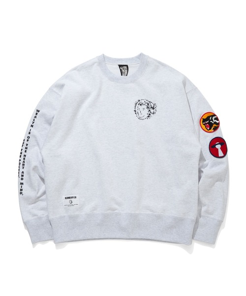 BILLIONAIRE BOYS CLUB(ビリオネア・ボーイズ・クラブ)の「SWEATSHIRT(スウェット・メンズ・アッシュグレー/ブラック/サックスブルー・LARGE/X-LARGE/MEDIUM)」の2枚目の写真