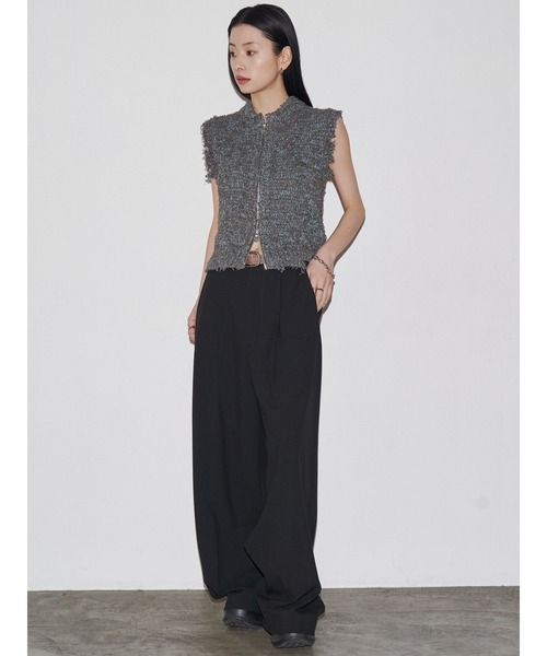 VEQUM（VEQUM）の「【VEQUM】WIDE SLACKS PT（その他パンツ・レディース・グレー/ブラック/ブラウン・SMALL/MEDIUM）」の16枚目の写真