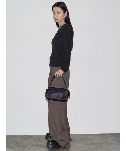 VEQUM（VEQUM）の「【VEQUM】WIDE SLACKS PT（その他パンツ・レディース・グレー/ブラック/ブラウン・SMALL/MEDIUM）」の15枚目の写真