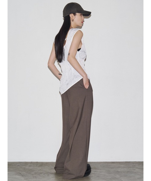 VEQUM（VEQUM）の「【VEQUM】WIDE SLACKS PT（その他パンツ・レディース・グレー/ブラック/ブラウン・SMALL/MEDIUM）」の11枚目の写真