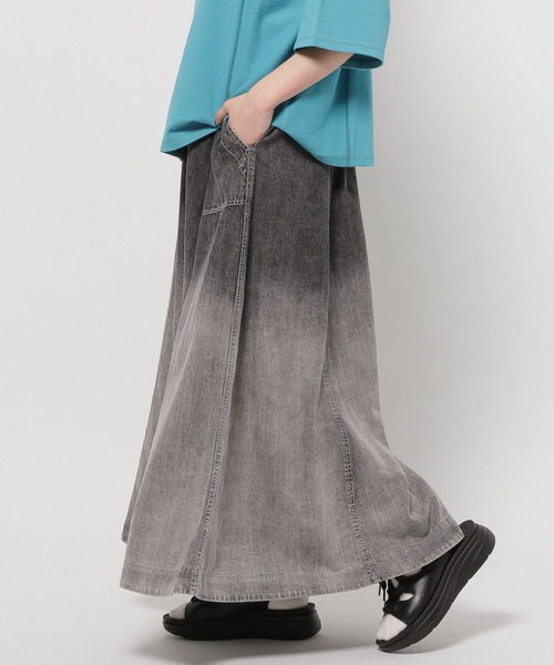 niko and...（ニコアンド）の「アソートベルトフレアスカート（スカート・レディース・チャコール/ライトグレー/イエロー/ピンク/インディゴブルー・MEDIUM/LARGE）」の16枚目の写真