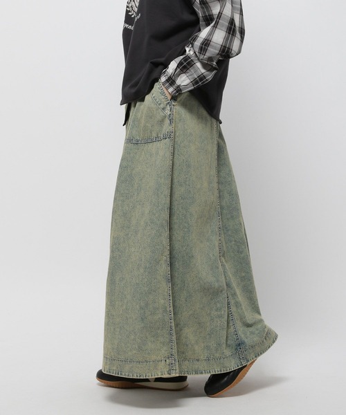 niko and...（ニコアンド）の「アソートベルトフレアスカート（スカート・レディース・チャコール/ライトグレー/イエロー/ピンク/インディゴブルー・MEDIUM/LARGE）」の6枚目の写真