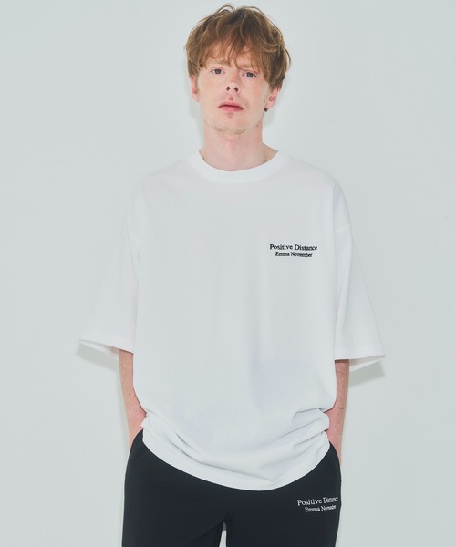 EMMA NOVEMBER　（エマノーヴェンバー）の「Embroidery マグナムウェイト ビッグシルエット Tシャツ（Tシャツ/カットソー・メンズ・ホワイト/ブラック・1/2/3）」の17枚目の写真