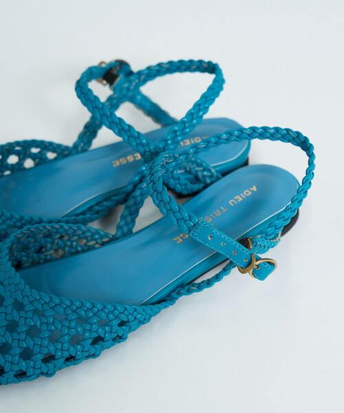 ADIEU TRISTESSE（アデュートリステス）の「メッシュサンダル（サンダル・レディース・パープル/ブラック/ターコイズブルー・S/M/L）」の10枚目の写真
